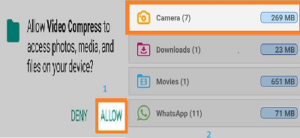 how to compress video without losing quality in android	